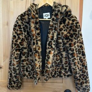 Worn 2X ugg Leopard jacket